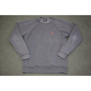 Vintage Independent Truck Company Shirt Adult Medium Gray Crewneck Sweater Mens